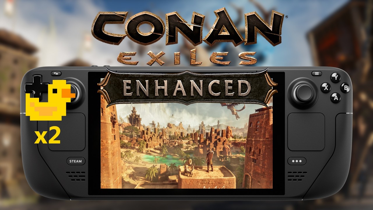 Conan Exiles Enhanced on Steam Deck LCD