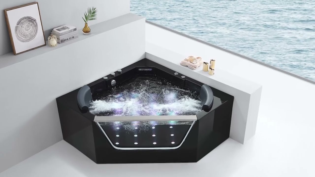FICO FC 225B BLACK high-end bathtubs,smart technology