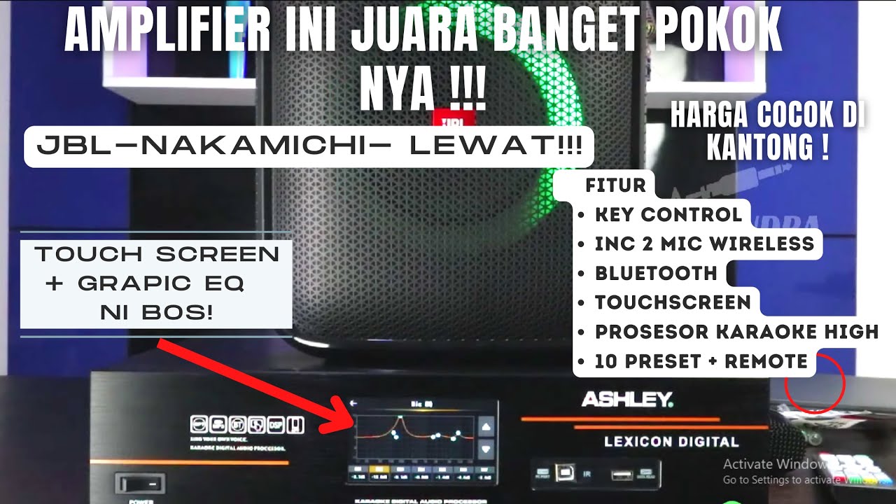Amplifier Lexicon digital Terbaru JBL-Nakamichi-Bmb Lewat !!!
