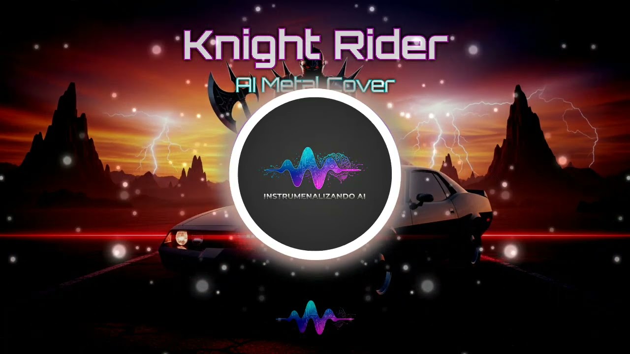 🚗 Theme from Knight Rider (Remix Metal AI Cover) | Free Copyright Music | Instrumentalizando AI