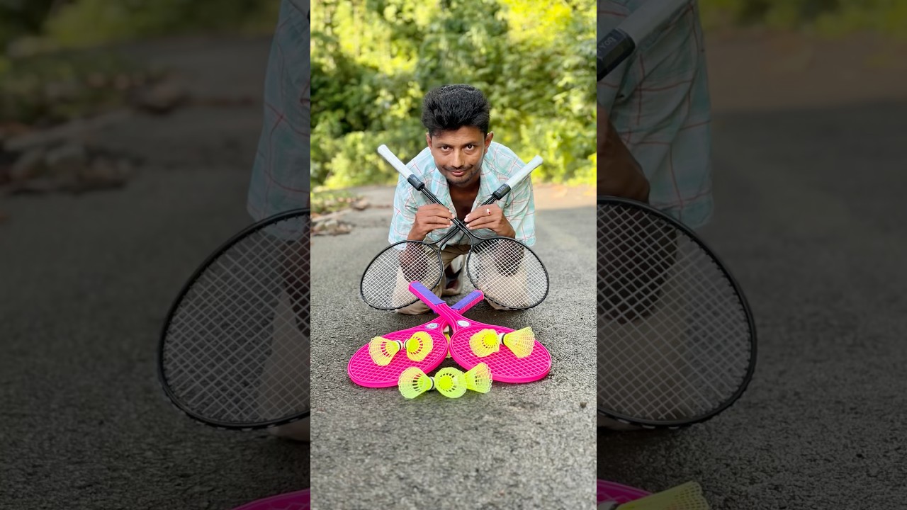Mini Badminton Set Vs Aluminium Badminton Set Unboxing |