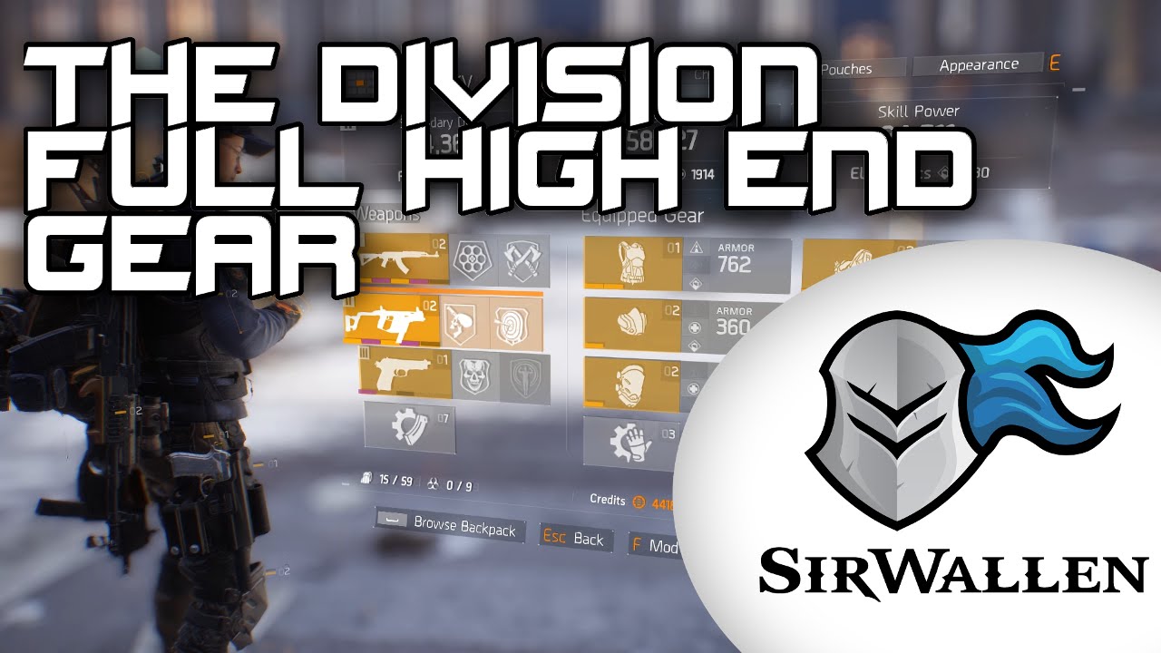 The Division Full High End Gear Set