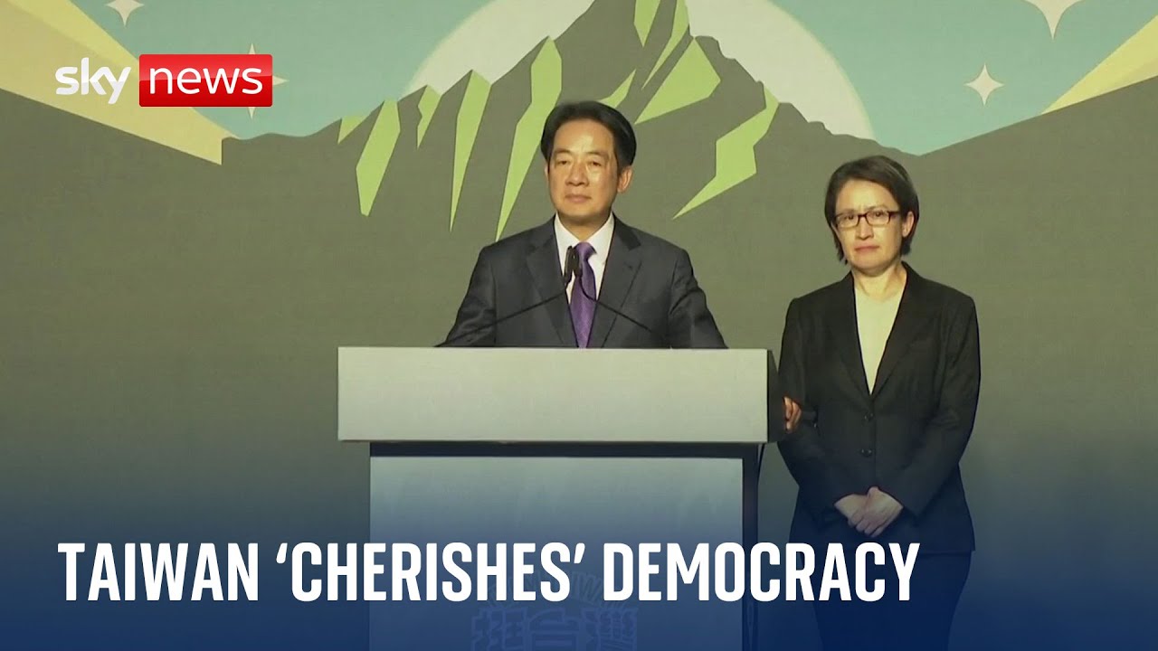 Taiwan election: Voters show world 'how much we cherish democracy,' says new president
