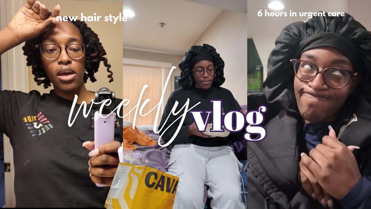 LIFE AS DINAH | hair appointment , mom life + trip to urgent care