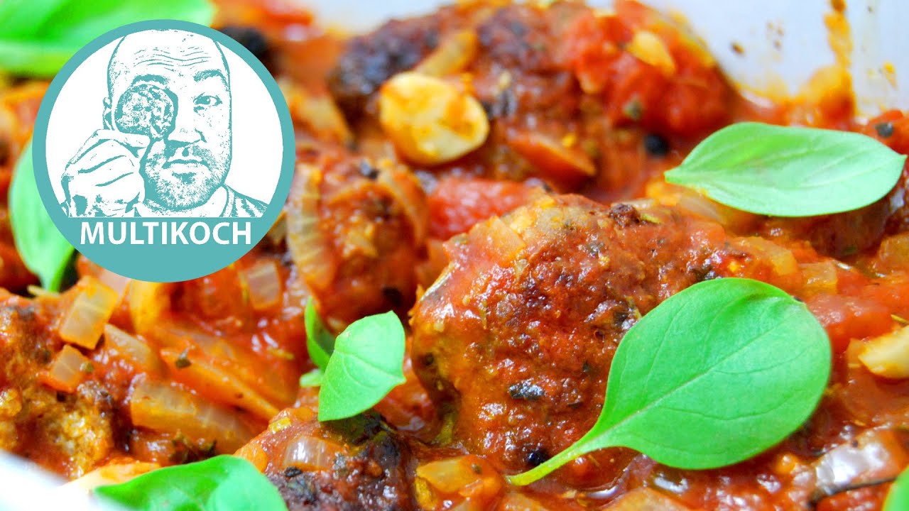 Albondigas: Spanische Hackfleischbällchen in Tomatensauce