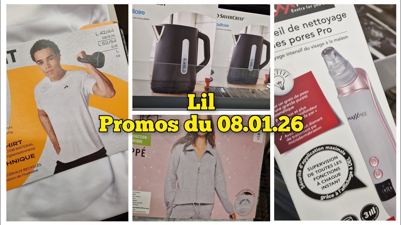 LIDIL PROMOTIONS DU 08.01.26 #LIDL #ARRIVAGE #PROMOTIONS 