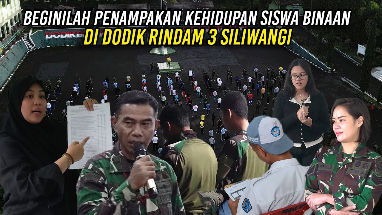 BEGINILAH PENAMPAKAN KEHIDUPAN SISWA BINAAN DODIK RINDAM 3 SILIWANGI