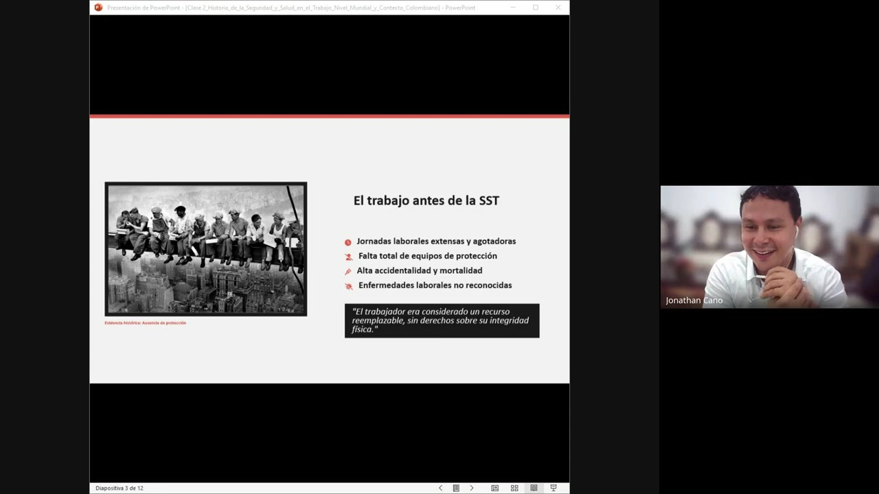 Técnico Laboral en Seguridad y Salud en el Trabajo | Historia de la SST en el Mundo y Colombia
