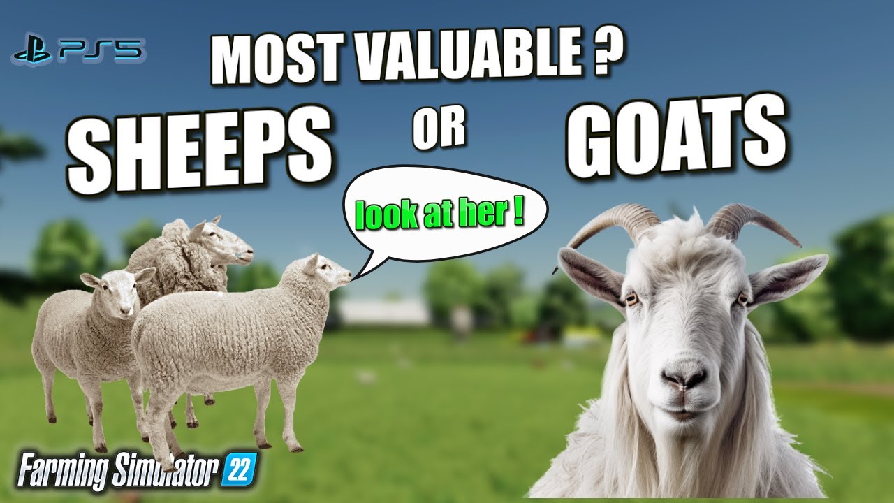 Whats most valuable? Sheeps or Goats - Farming Simulator 22 - Playstation 5