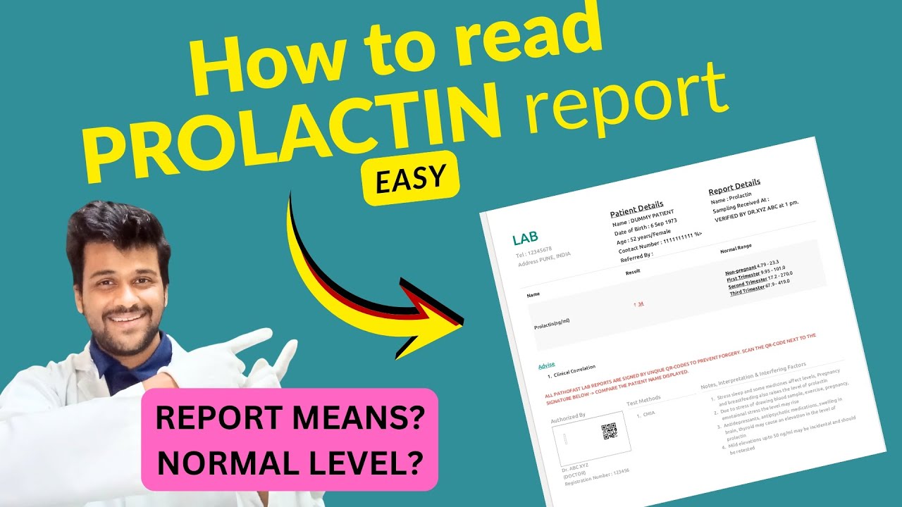 How to read prolactin test report | Prolactin Lab Report Explained