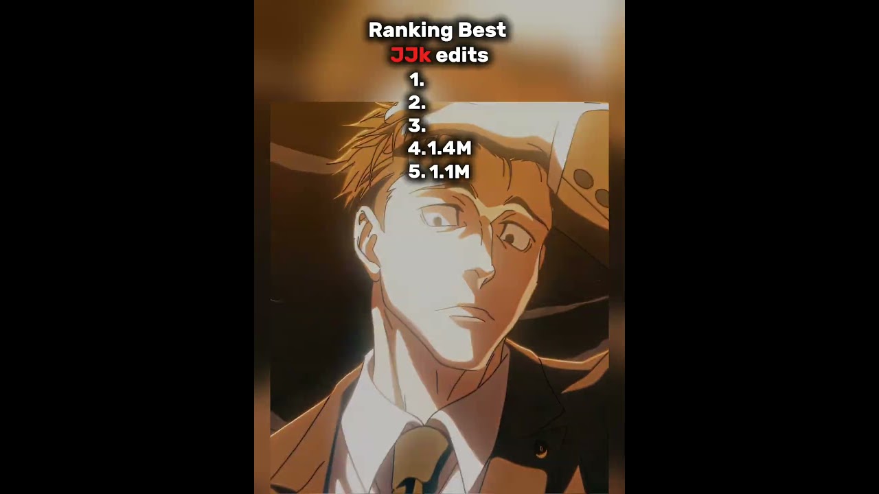 Ranking Best JJk edits