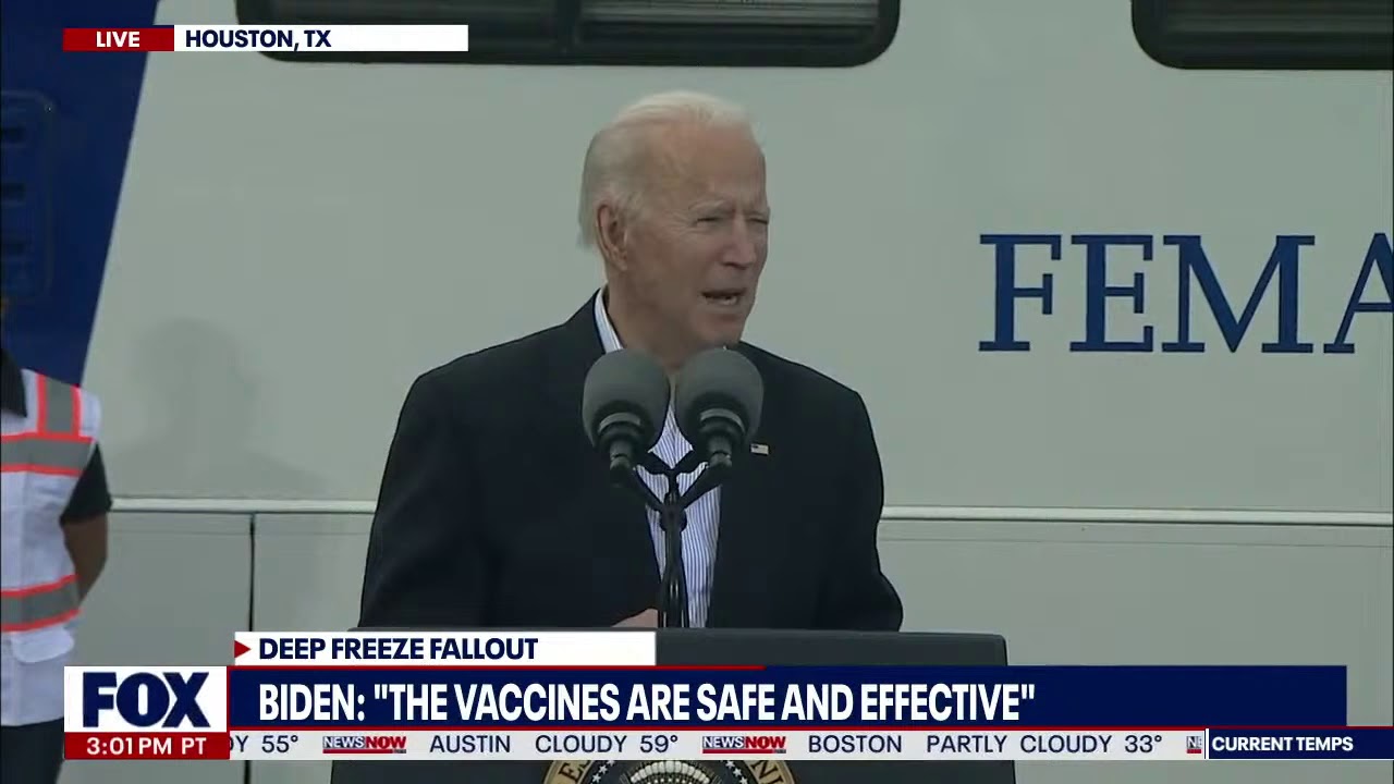 President Biden says COVID-19 vaccines are safe and effective, says to listen to Dr. Fauci