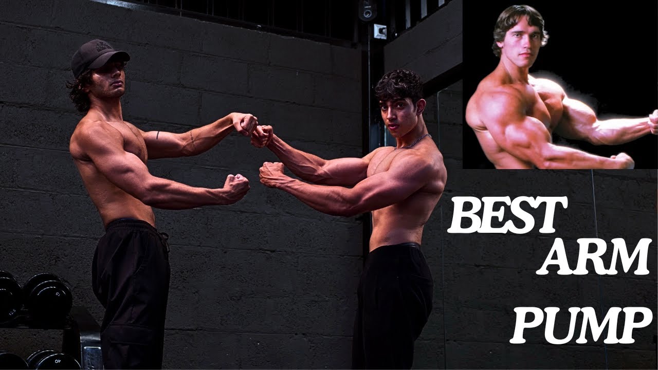 Testing Arnold's Shoulder & Arm workout|THE BEST ARM PUMP I HAVE HAD TILL DATE|