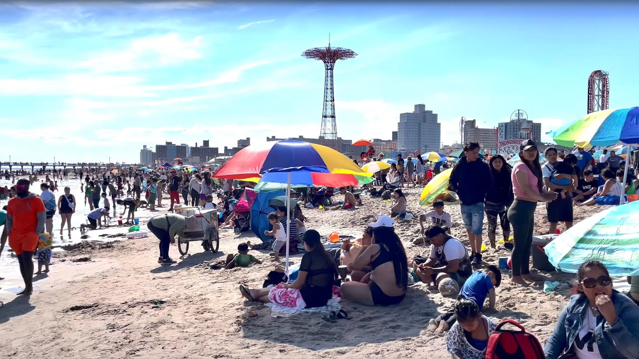 Coney Island Beach Brooklyn NYC May 2022