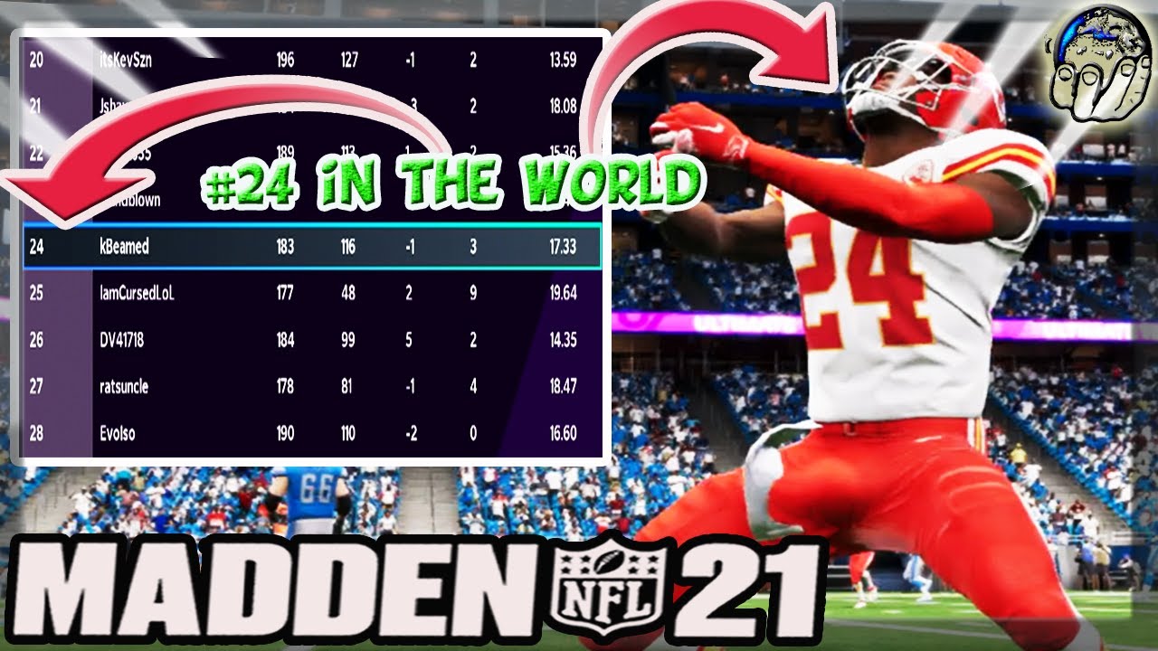 Madden 21 TOP 100 Gameplay! I Play The #24 Player In The World! Madden 21 Ultimate Team