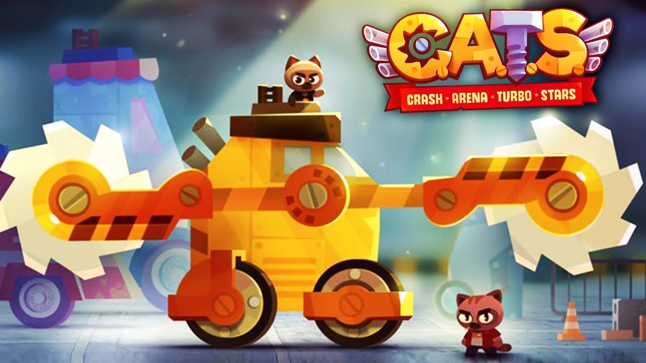 БИТВА КОТЯТ на САМОДЕЛЬНЫХ БОЕВЫХ МАШИНАХ Мультяшная игра НОВЫЕ ТАЧКИ CATS: Crash Arena Turbo Stars