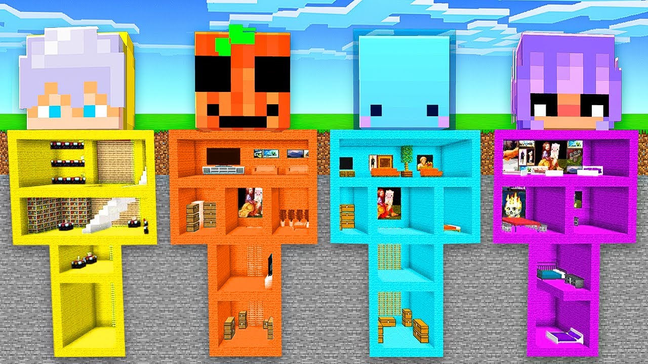 Creamos Las Mejores BASES SECRETAS en Minecraft!