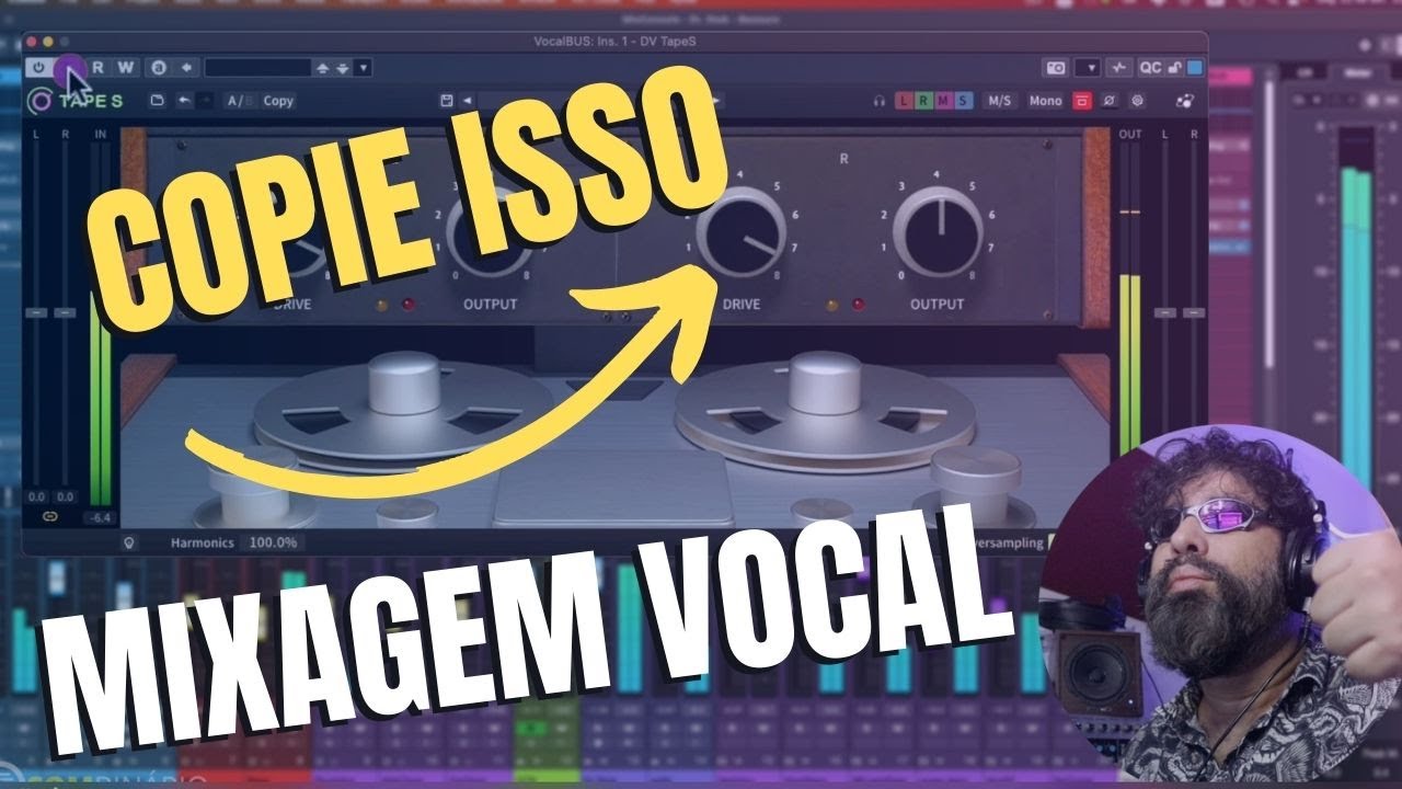 Mixagem de Vocal de Rap HARD TUNED &ndash; Clareza, Dimens&atilde;o e Vibe Anal&oacute;gica