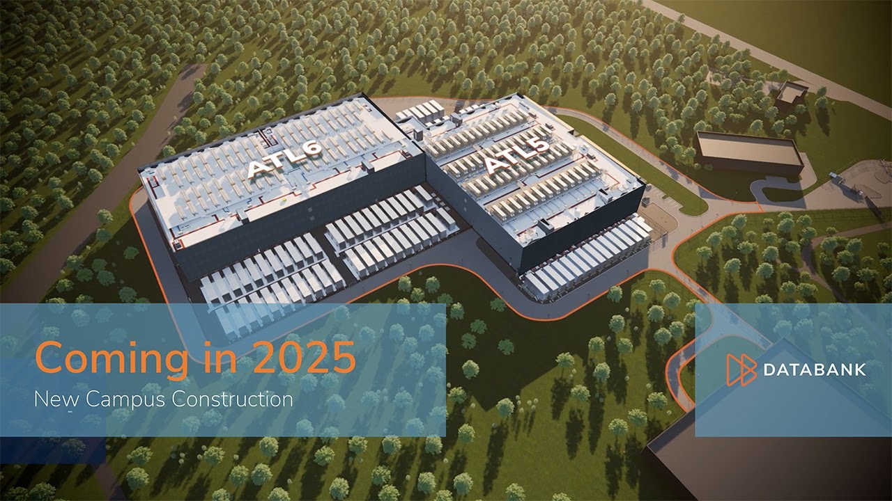 New Data Center Campus: Virtual Fly-Through of DataBank&rsquo;s Lithia Springs Campus in Atlanta.