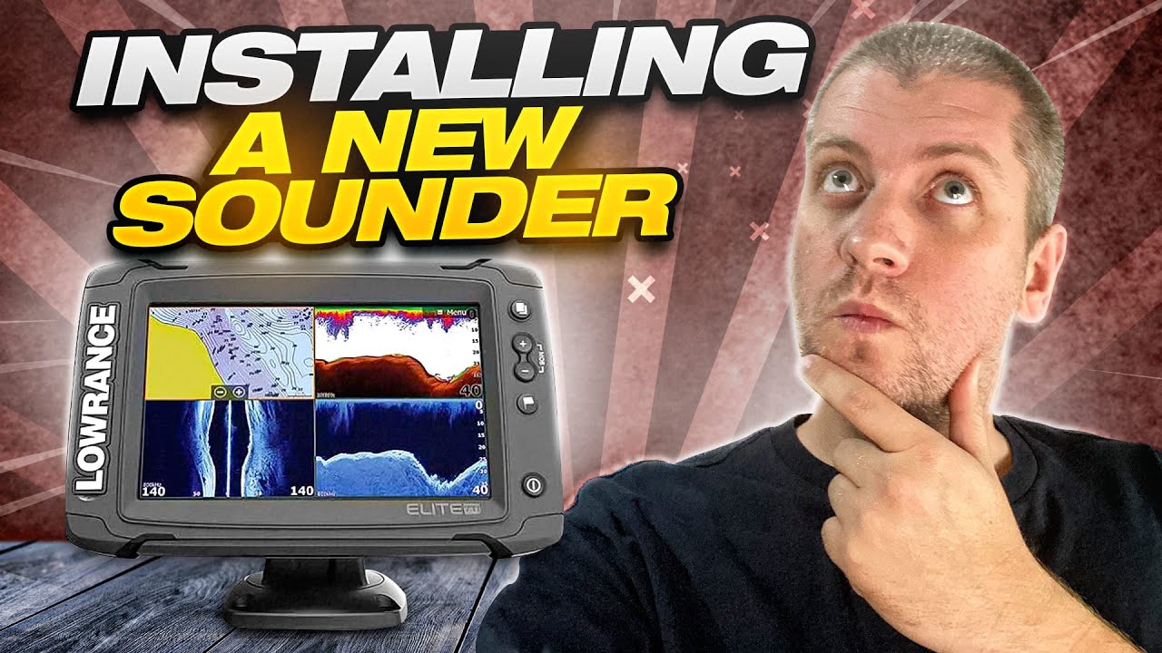 Installing a Lowrance Depth Sounder as a GPS in the New Boat!
