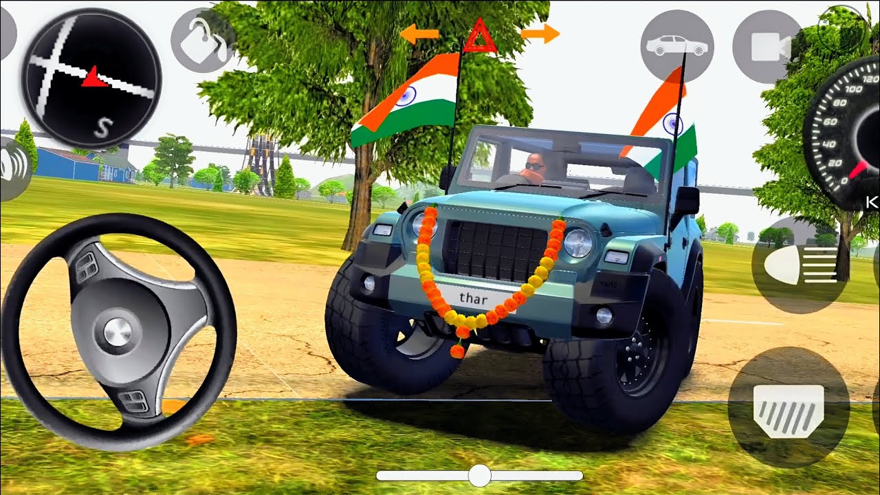 Modified Mahindra Thar😈Games:Indian Green Thar (Gadi Wala Games) Car Game Android Game - #2025
