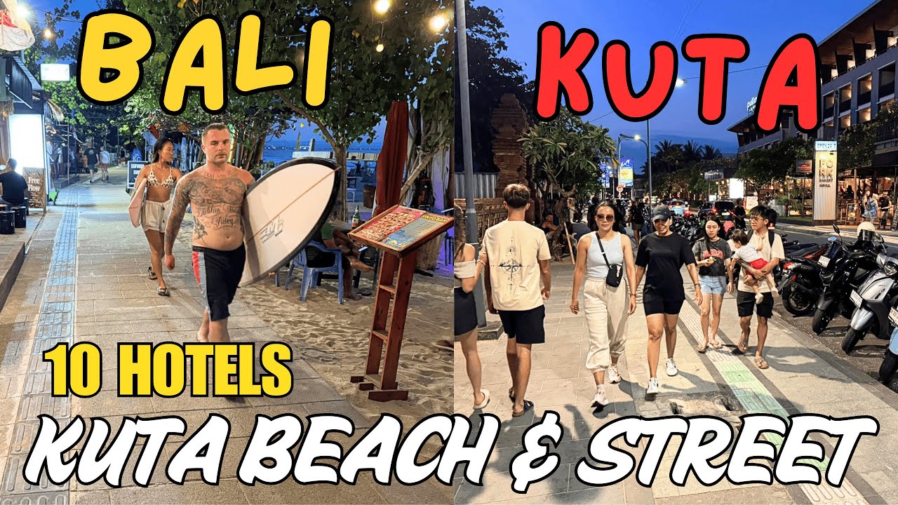 Exploring Bali Beachfront: Kuta Beach & Street Walking Tour Guide