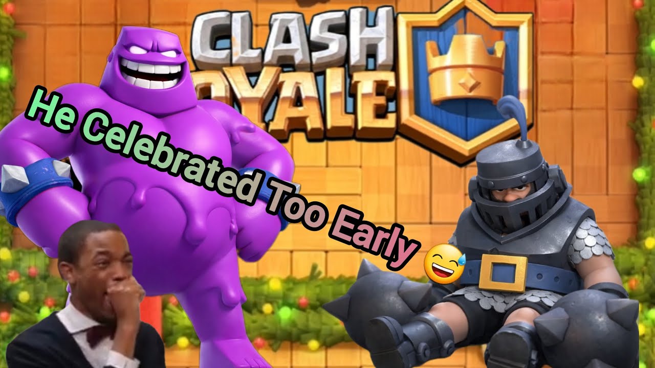 Celebrated Too Early 😬 Lost After One Tower Down | Insane Comeback #clashroyale 