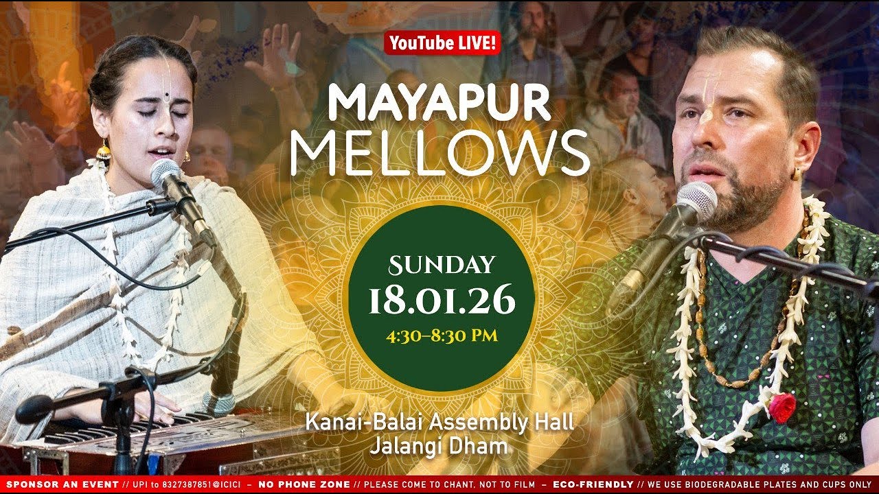 Full Live Stream – Mayapur Mellows –  Sunday 04th January 2026