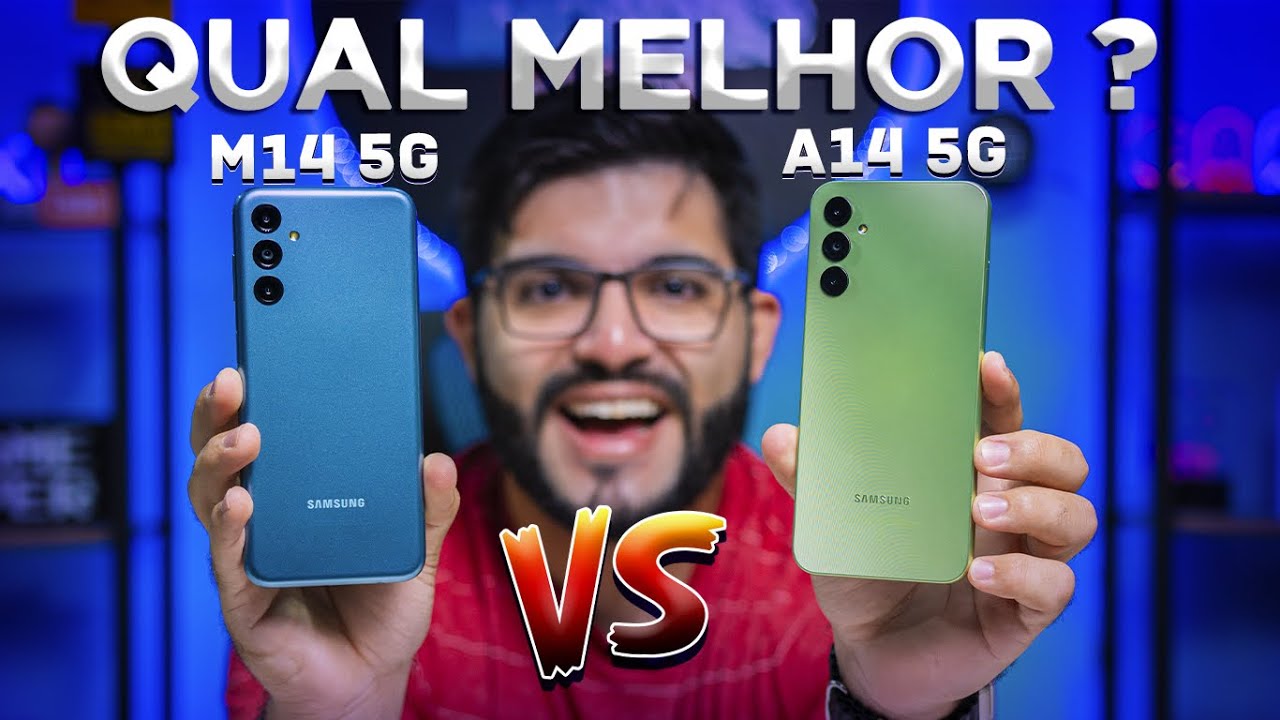 VOCÊ TA COMPRANDO ERRADO! Galaxy A14 5G vs Galaxy M14 5G, Qual a MELHOR OPÇÃO? | Comparativo