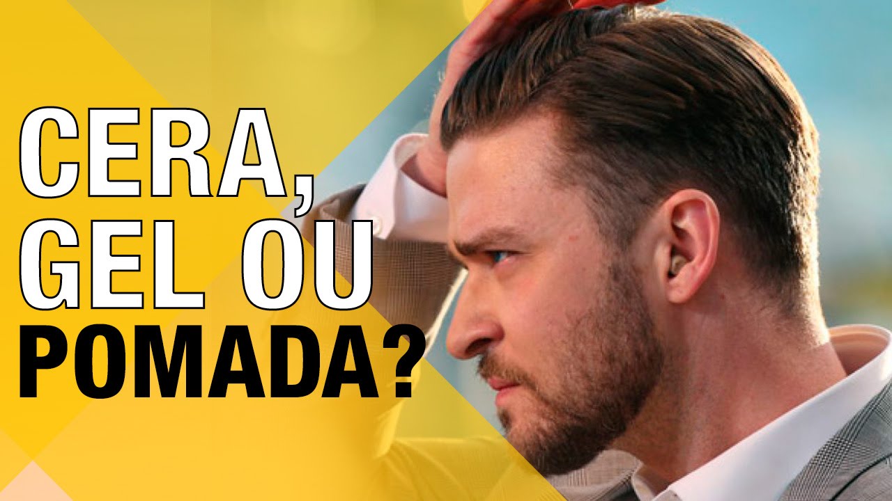Qual a diferen&ccedil;a entre gel, pomada e cera para cabelo?