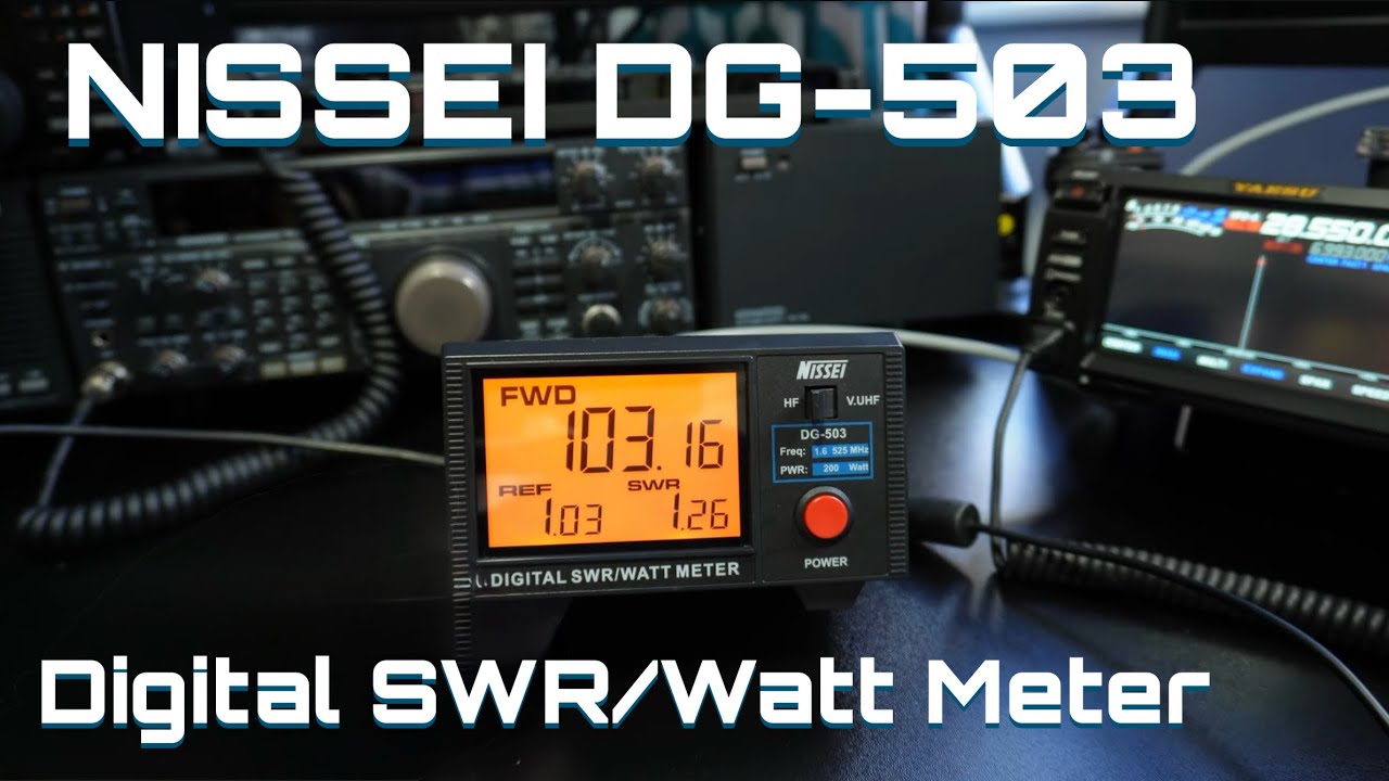 NISSEI DG-503 Digital HF VHF UHF SWR/Watt Meter