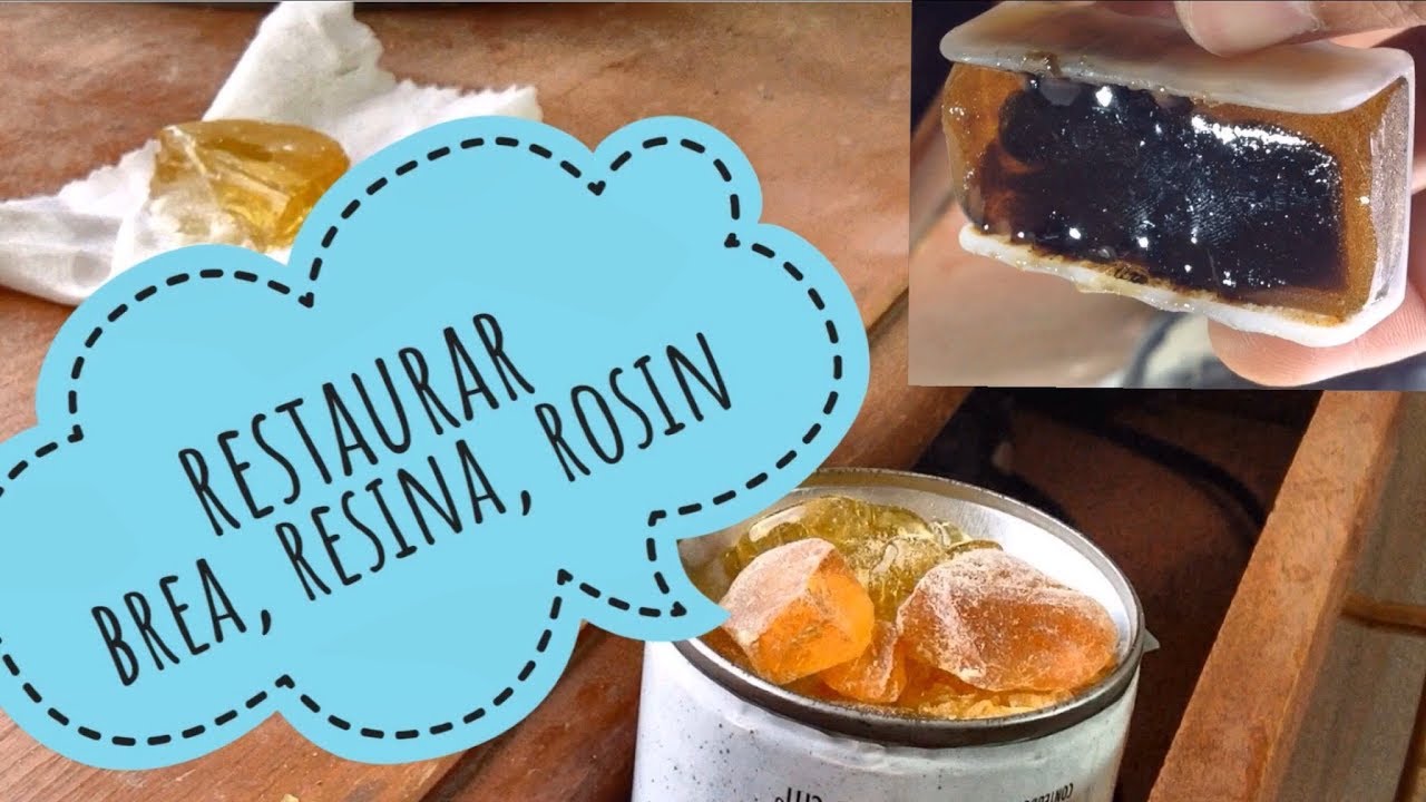 Restaurar brea / resina / rosin