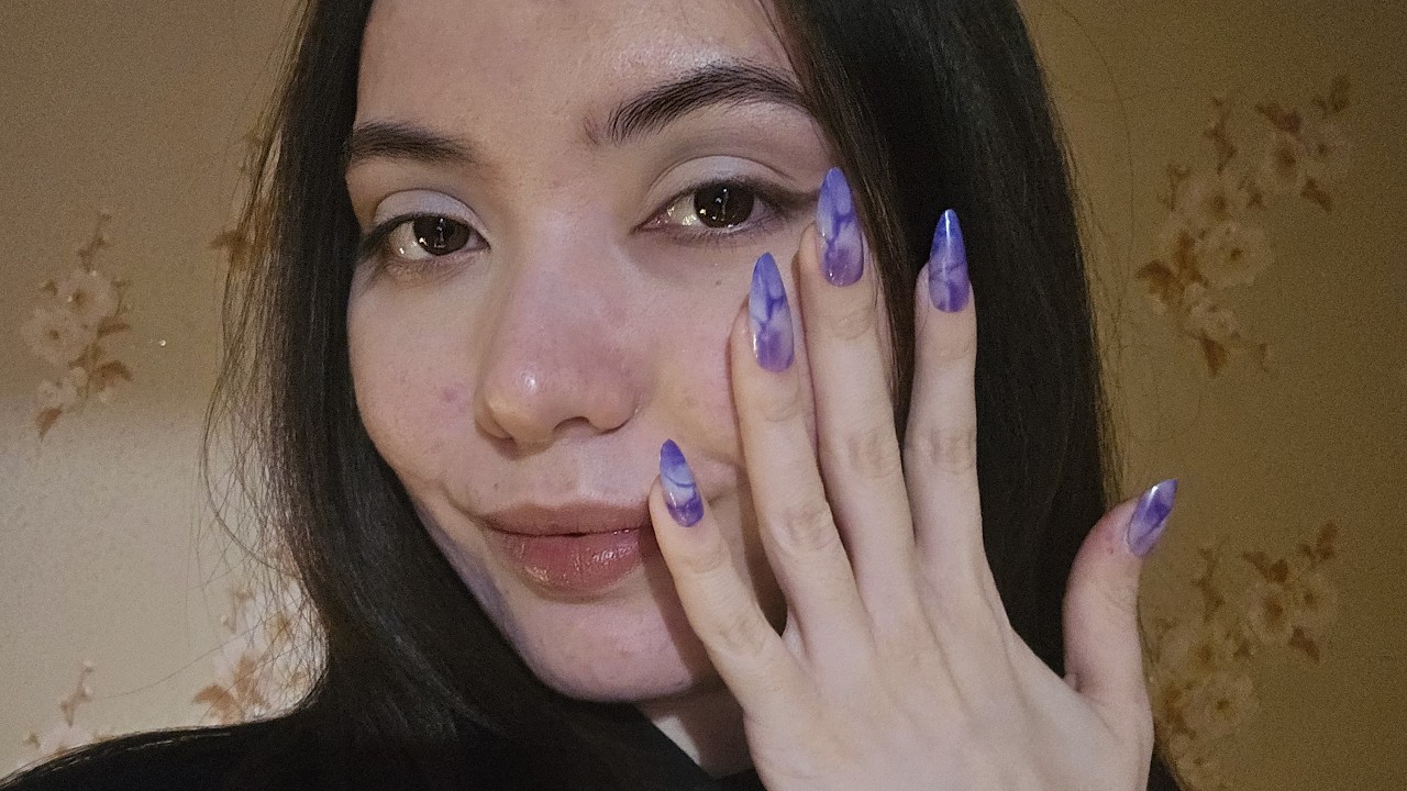 ASMR Звуки Рта и Визуальные Триггеры АСМР Накладные Ногти