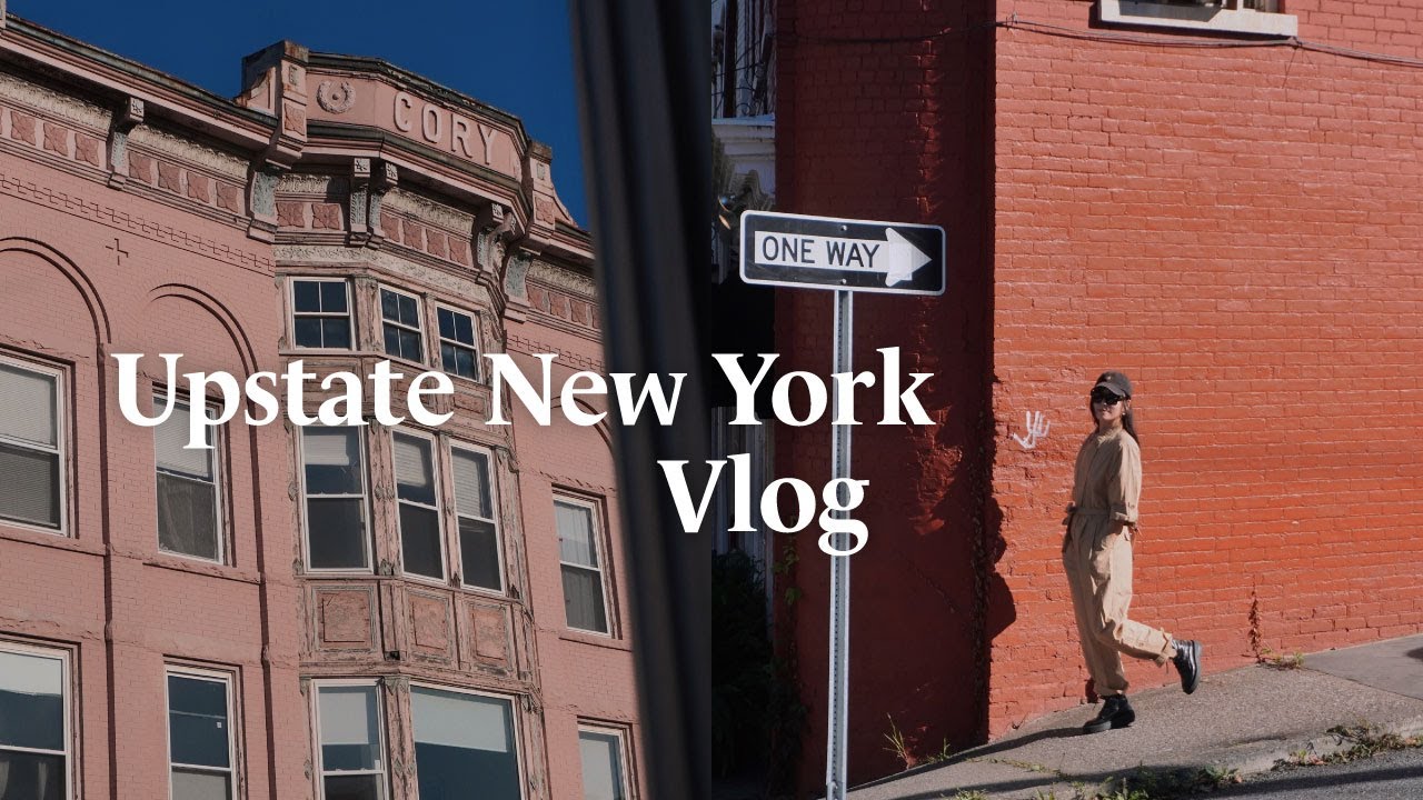 TRAVEL | Travel Vlog in Upstate New York, Eat & Drink in Kingston, Opus 40, 업스테이트 뉴욕 여행 브이로그