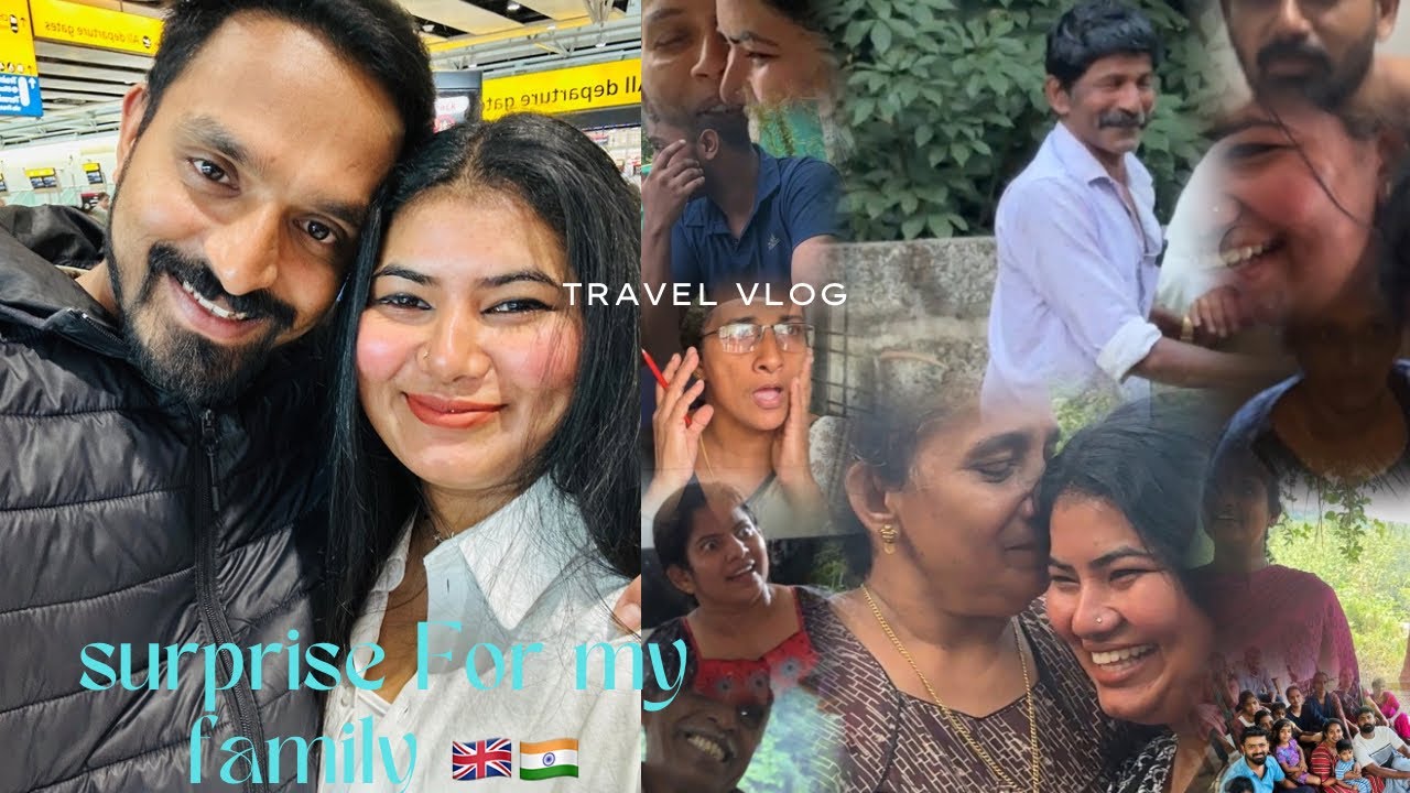 London to india 🇬🇧🇮🇳Family Reactions 🥰Surprise visit😄