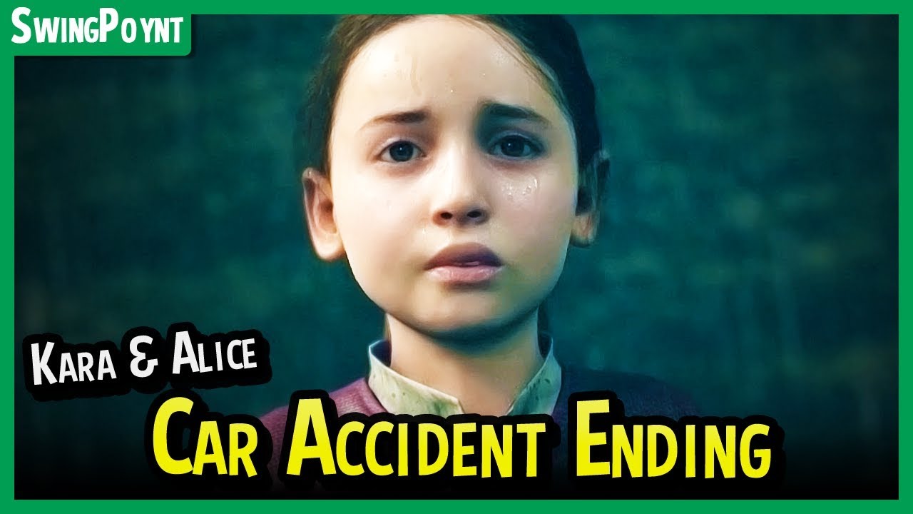 Detroit Become Human - Car Accident Ending - Kara & Alice HIT BY A CAR - 0% Players