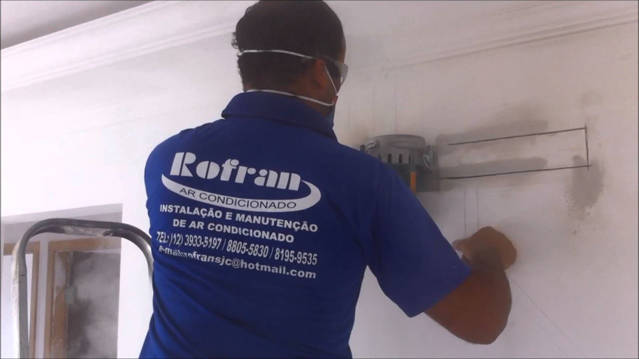 Preparação Pre-Instalação Infraestrutura para instalação de ar condicionado split