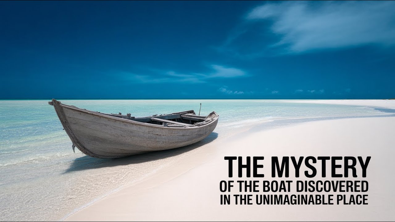 The Mystery of the Boat Discovered in the Unimaginable Place