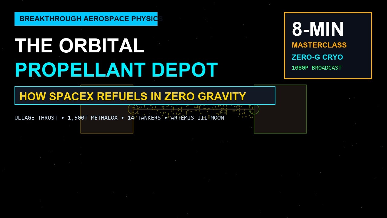 The Orbital Propellant Depot: How SpaceX Solves Zero-G Cryogenic Refueling (8-Min Masterclass)
