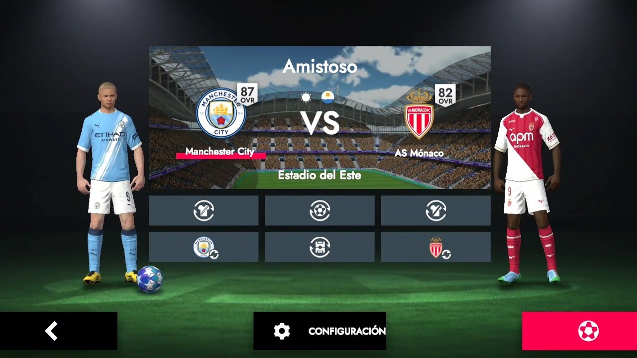 MANCHESTER CITY VS AS MONACO PARTIDO FL26 