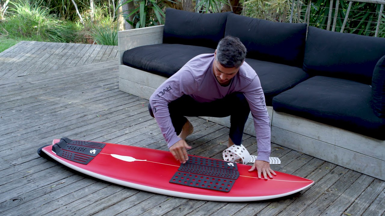 How To Put On A Surfboard Front Deck Grip with Jay Davies