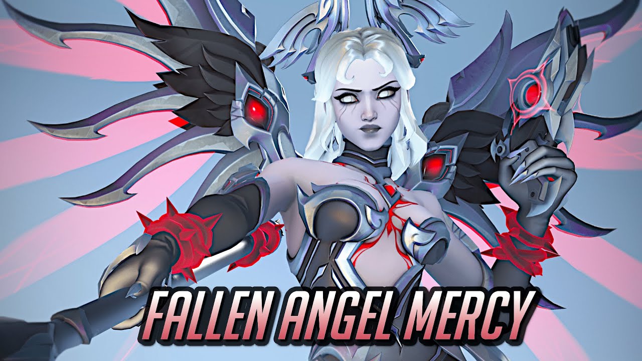 ❤️ Mercy's NEW Fallen Angel Skin Is The BEST! 🖤 - Overwatch 2