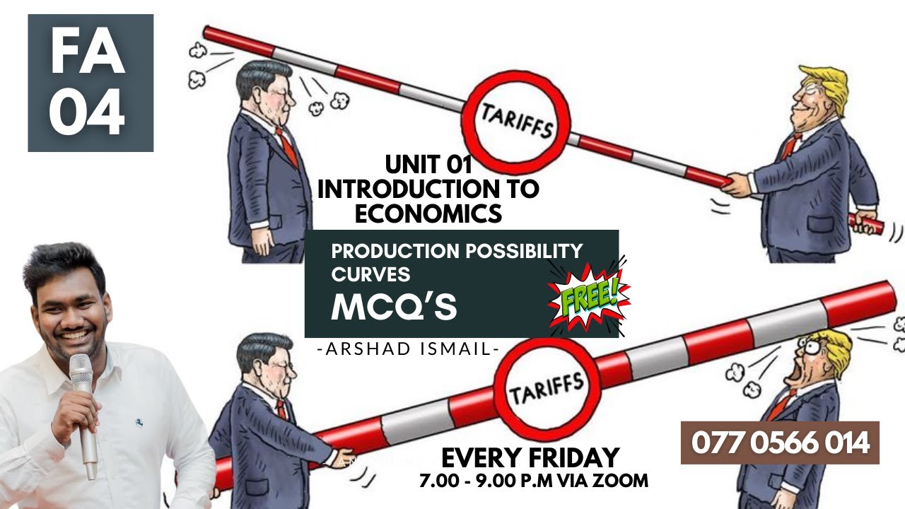 Unit 01 -  Focus Area 04 - PPC MCQs - Arshad Ismail - AL Economics