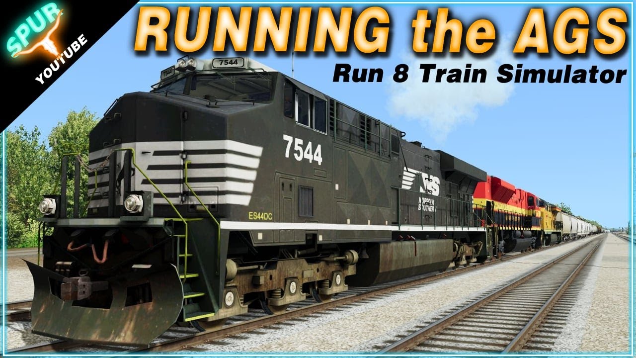 🔴 LIVE - WE'RE RUNNING THE AGS IN RUN 8 TRAIN SIMLATOR