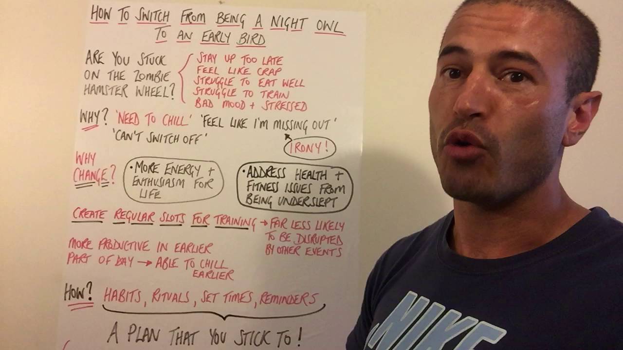 How to switch from being a Night Owl to an Early Bird