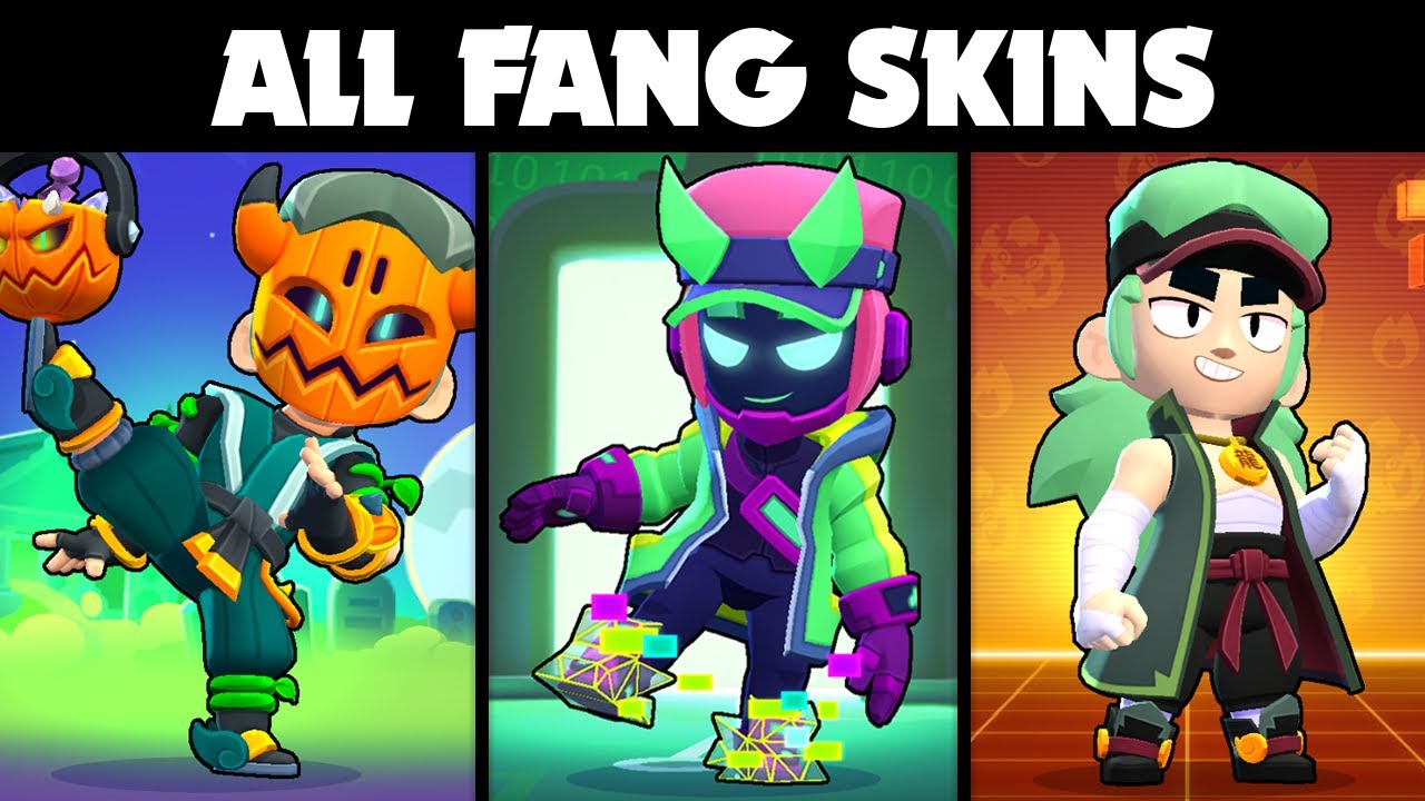 EVERY FANG SKIN | Brawl Stars Skin Spotlight
