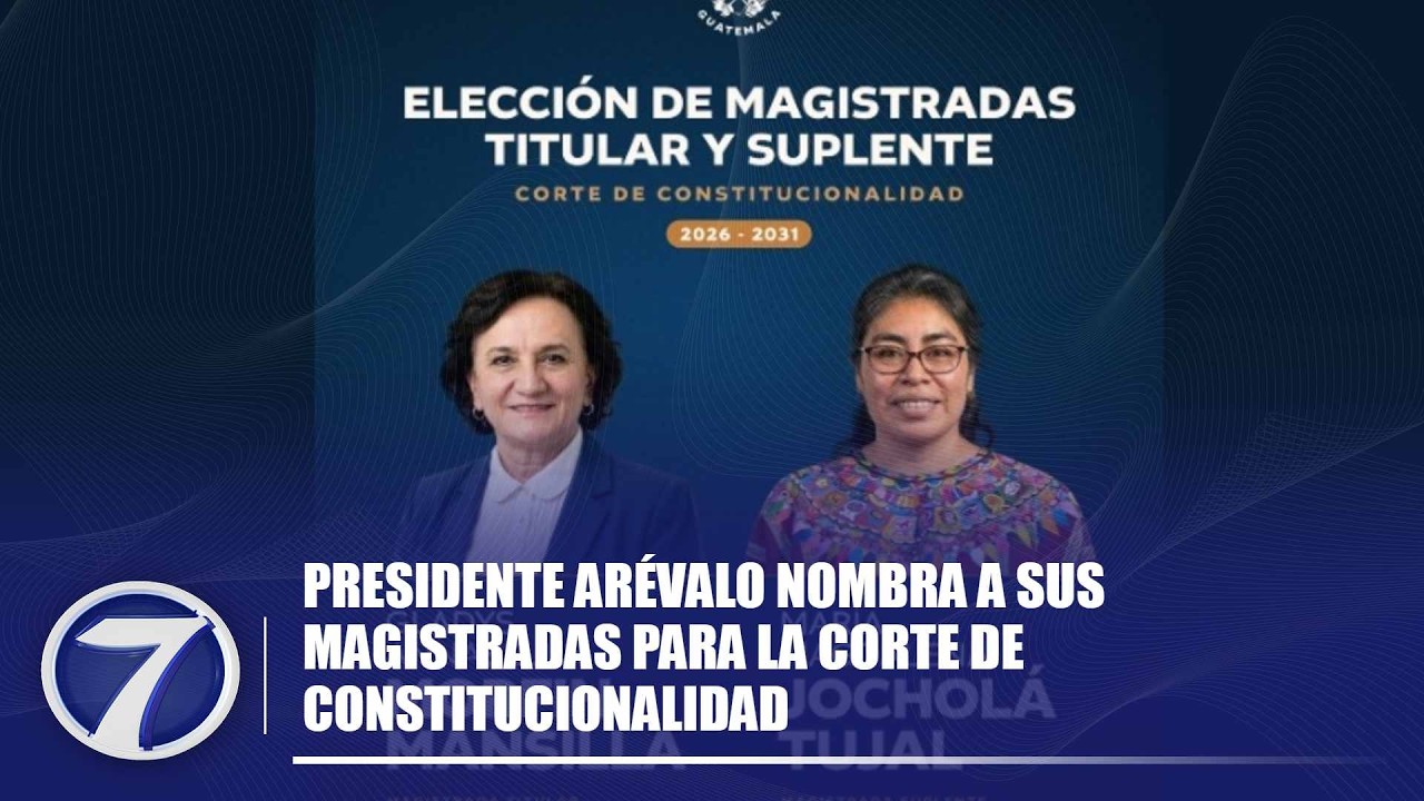 Presidente Arévalo nombra a sus magistradas para la Corte de Constitucionalidad