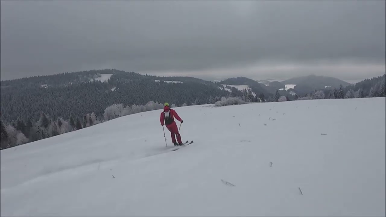 Małe Pieniny skitura blisko Wysokich Skałek