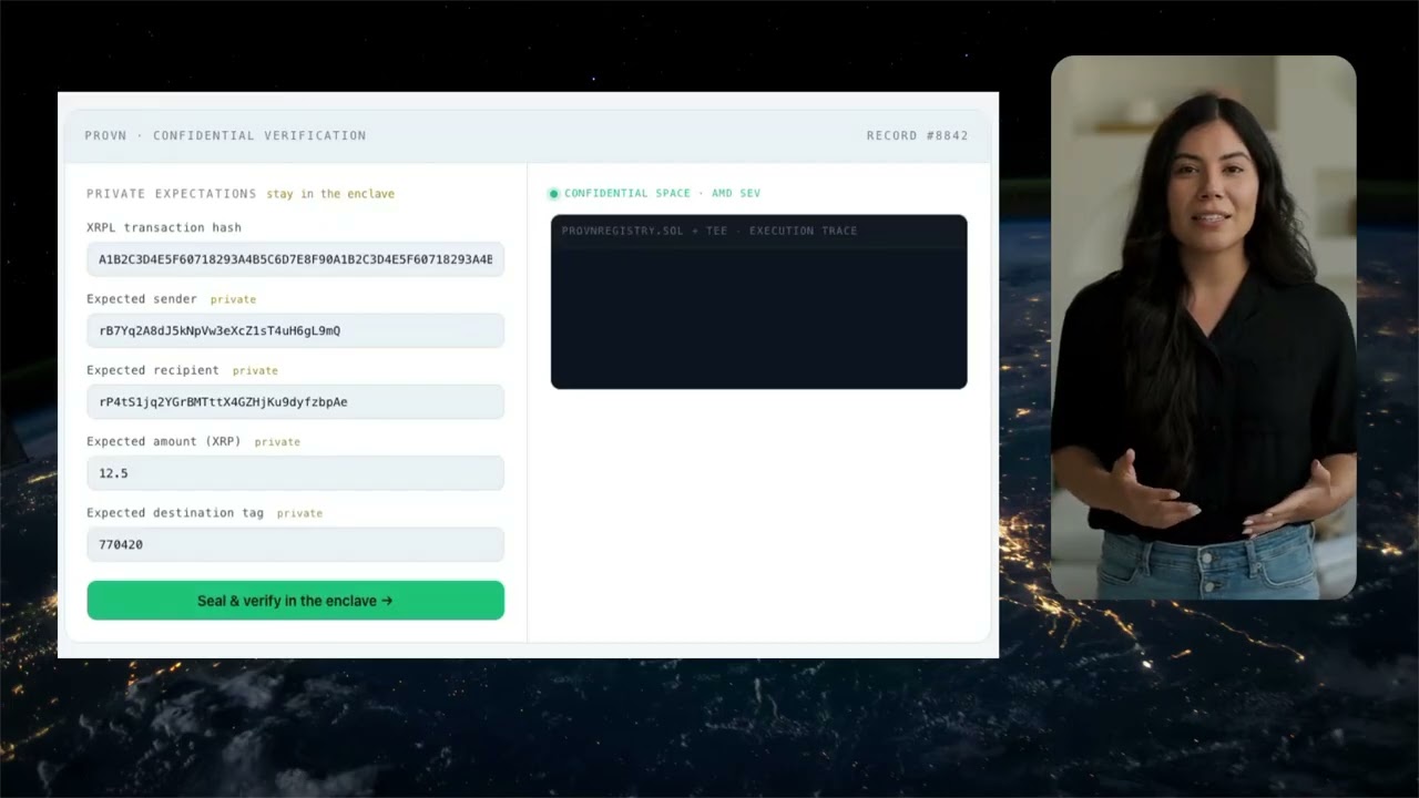 Provn Confidential Verification: prove an XRPL payment without revealing it