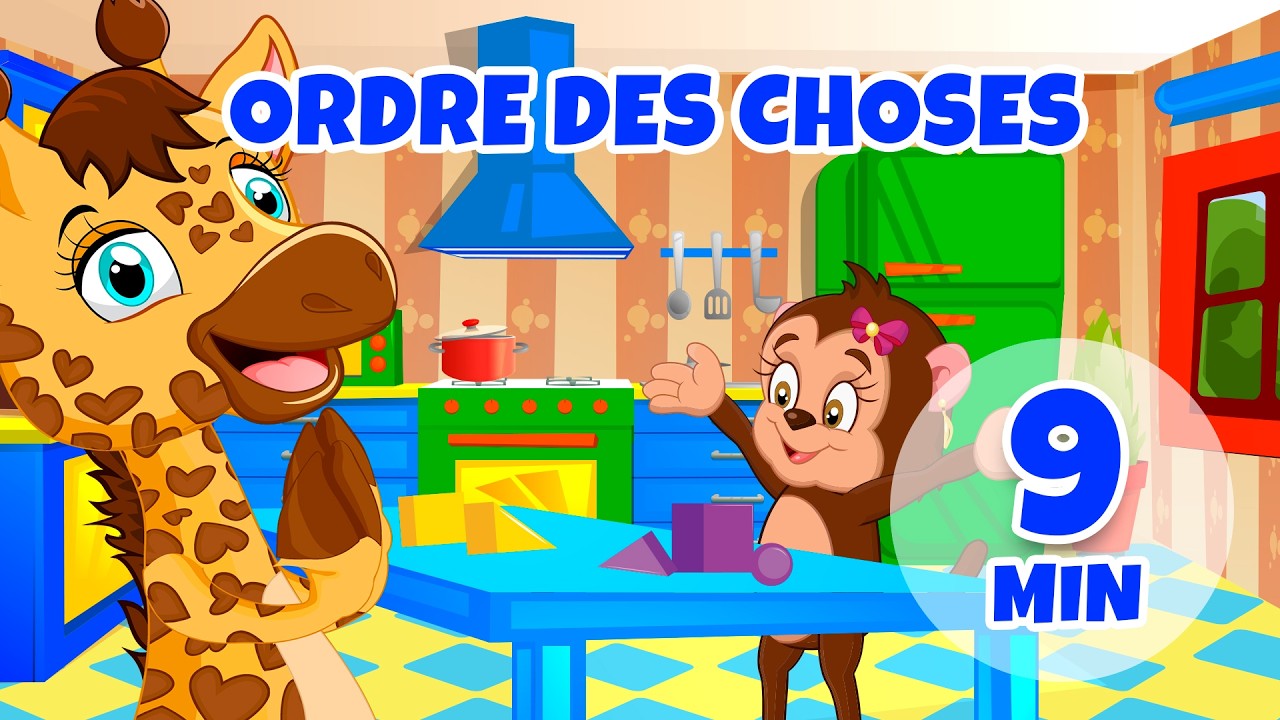 L'ordre des choses - 9 min Giramille | Comptines et chansons pour enfants